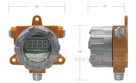 dimension of ATEX DP sensor